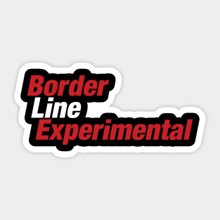 Borderline Experimental Sticker